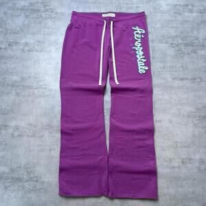 Y2K Aeropostale Flared Purple 00s Sweatpants